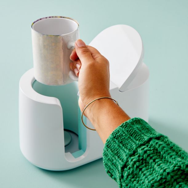 Cricut - Mug en céramique - blanc - 15 oz / 425 ml (lot 2 Mugs)