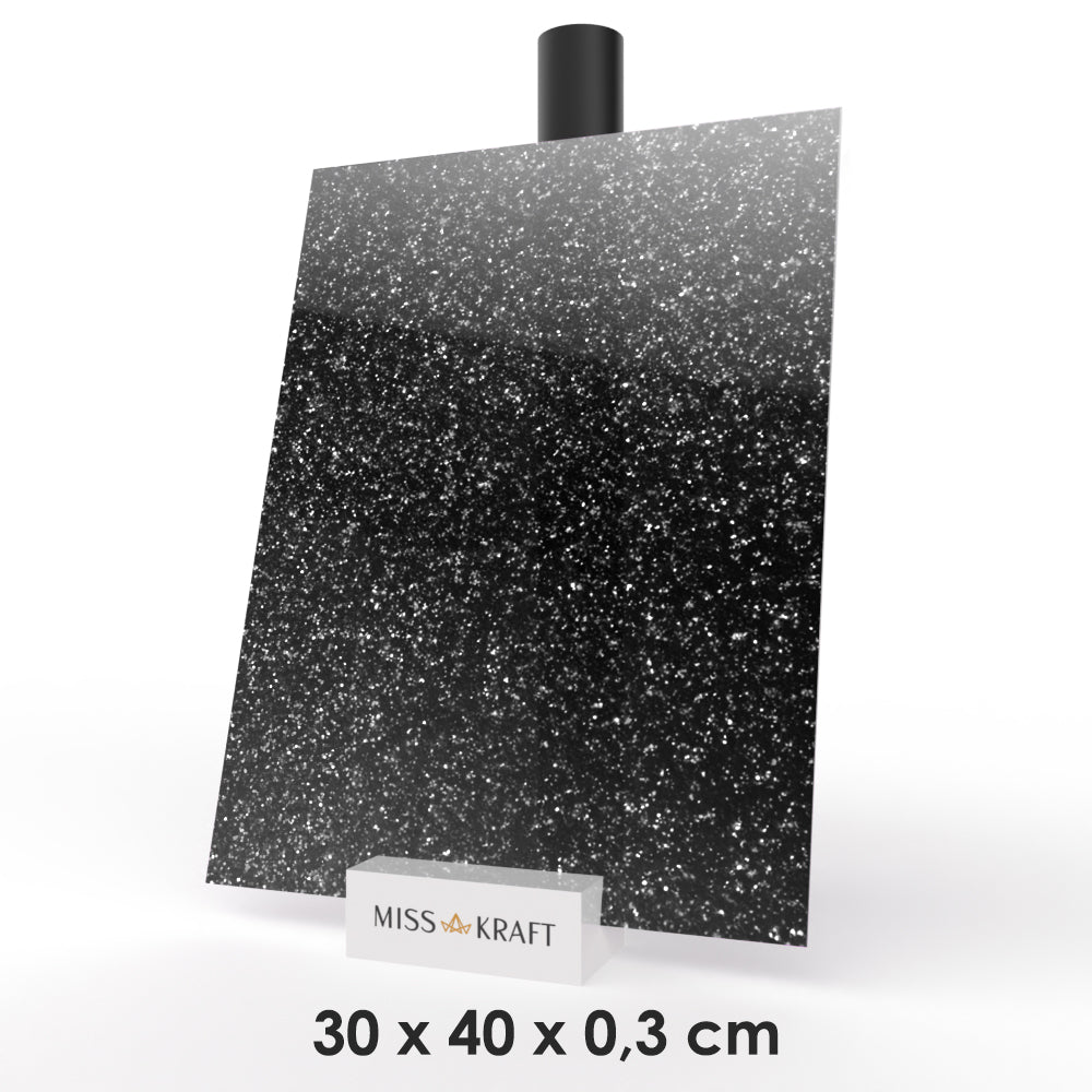 Plaque acrylique MissKraft - Noir Galaxie