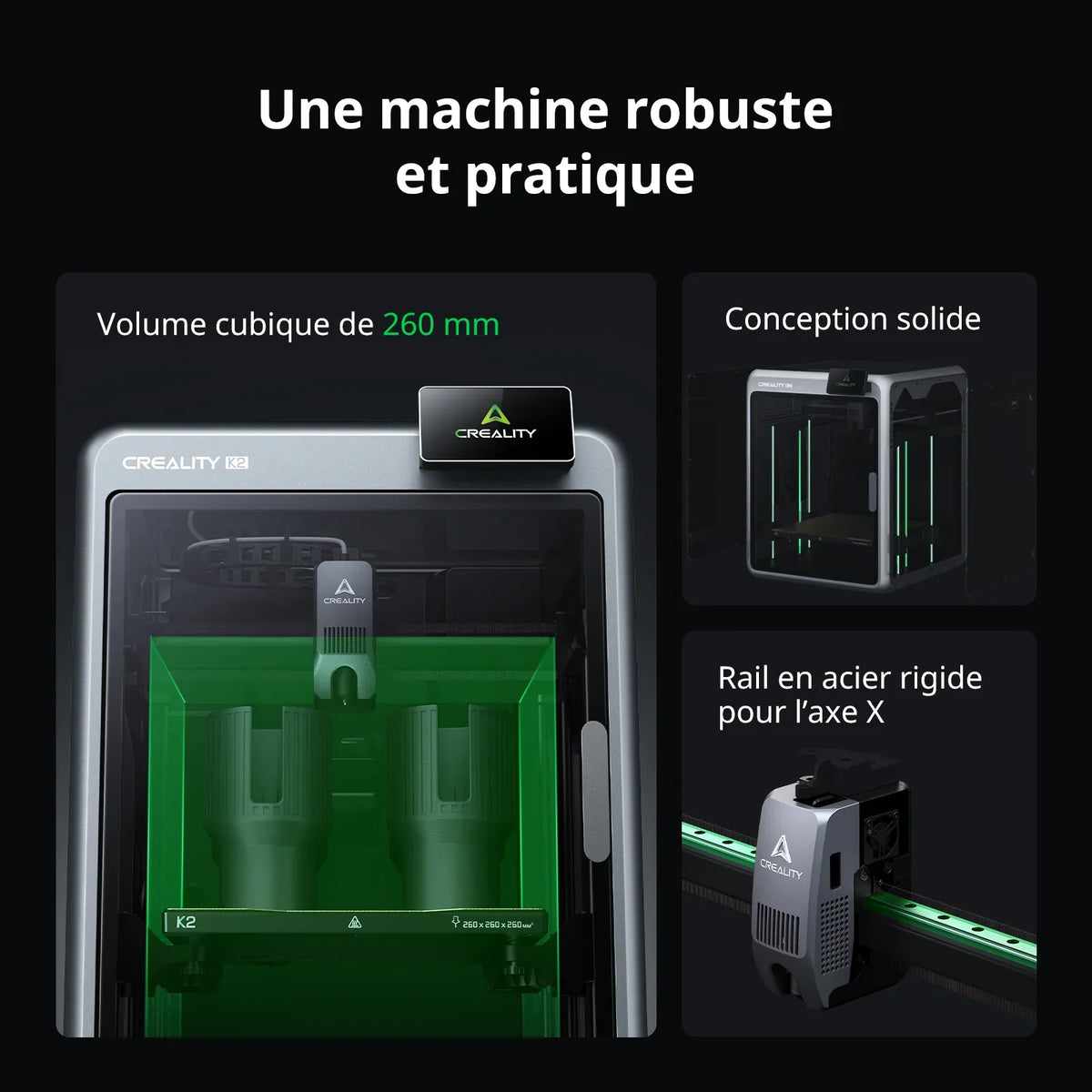 Pack Starter Creality K2 Combo + 1 Bobine Panchroma Offerte