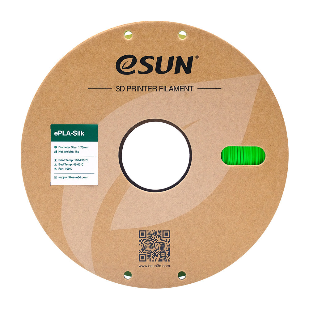 Bobine eSun de eSilk Green - 1 kg - Packaging