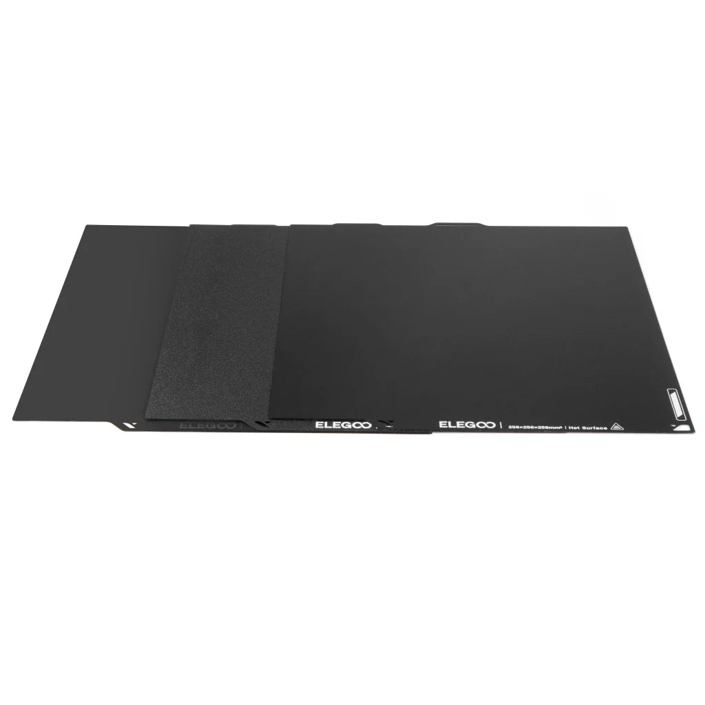 Pack Elegoo Centauri Carbon CC2 / C2 - 3 Plateaux d'Impression Double Face (Dual-side Build Plate Pack)