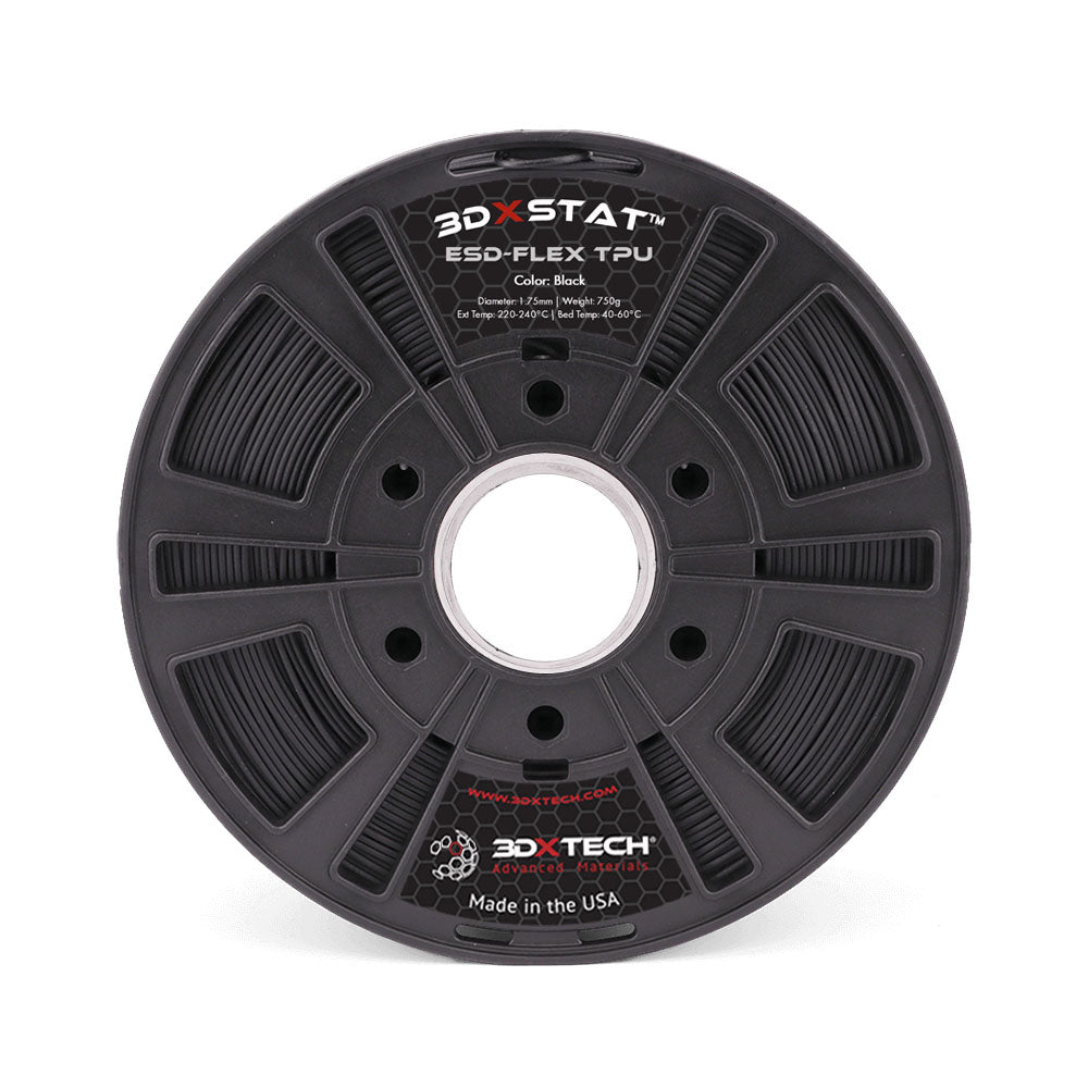 3DXTech - 3DXSTAT ESD-FLEX TPU - Noir (Black) - 1.75 mm - 750 g