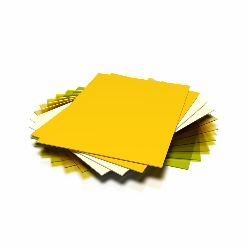 Pack Recharge Tons Jaunes - MissKraft - Plexiglass PMMA Acrylique