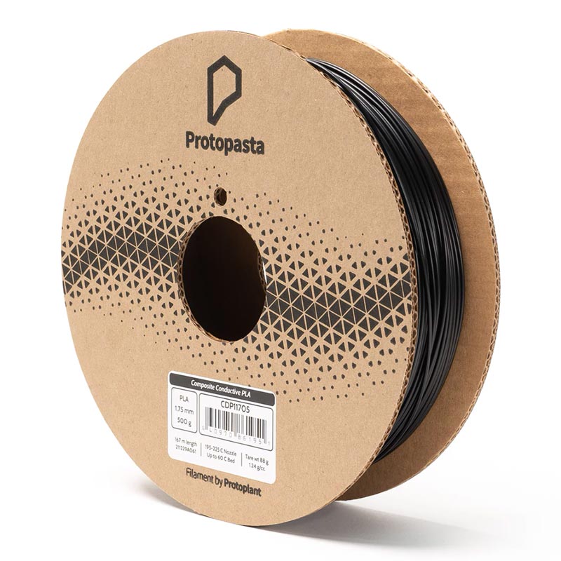 Protopasta - PLA - Conducteur Electrique Graphite (Composite Conductive) - 1.75 mm - 500 g