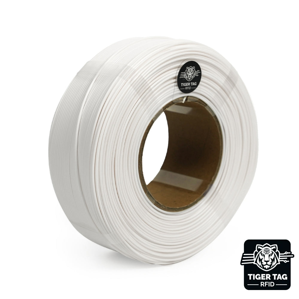 R3D - PLA Basic Matte - Blanc (White) - 1,75 mm - 1 kg - Refill avec RFID TigerTag