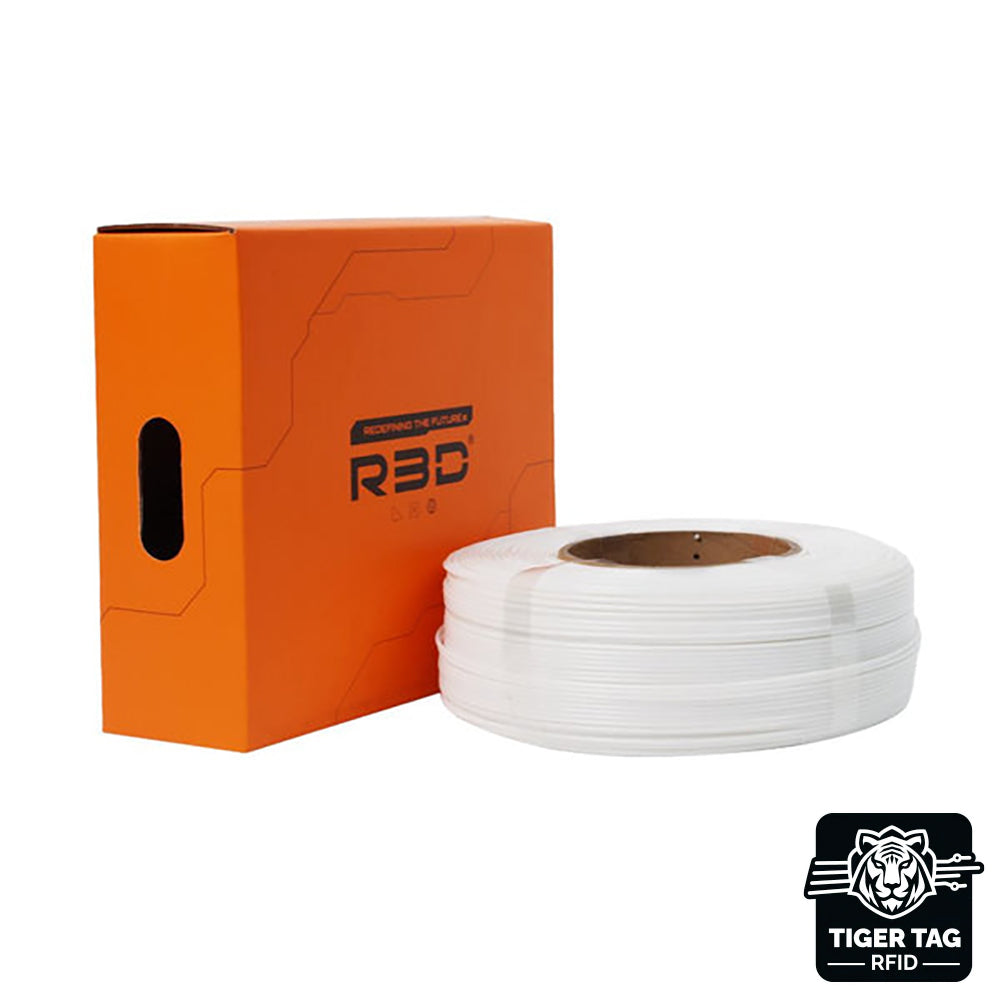 R3D - PETG High-Speed - Blanc (White) - 1,75 mm - 1 kg Refill avec RFID TigerTag