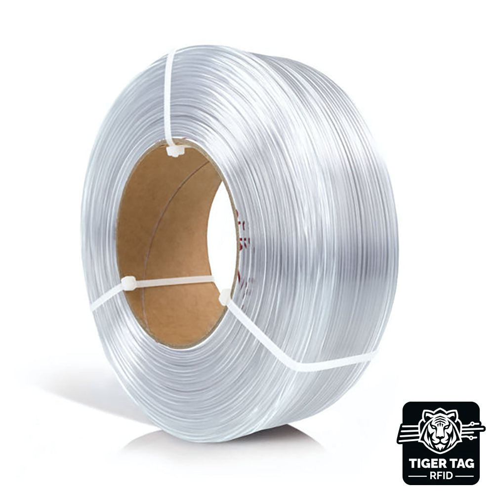 Rosa3D - PETG Standard HS - Transparent - 1,75 mm - 1 kg Refill avec RFID TigerTag