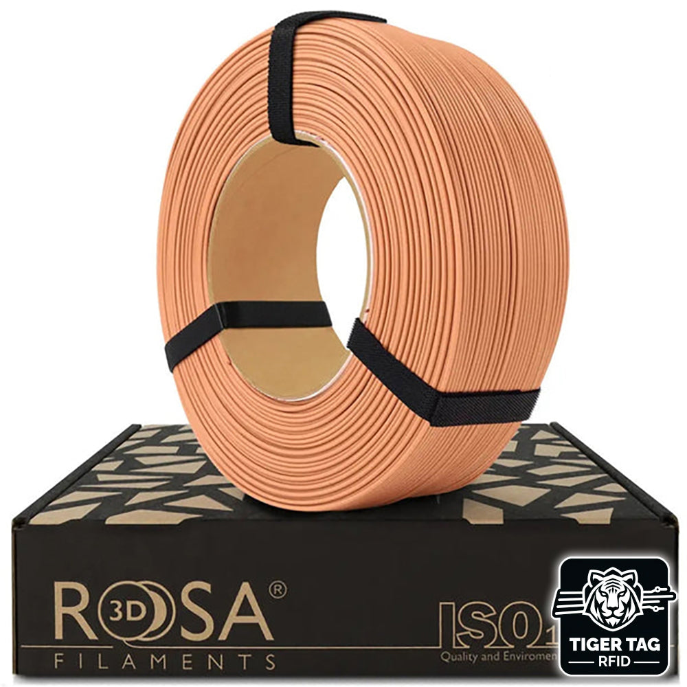 Rosa3D - PLA Starter - Peau Bronzée (Tanned Skin) - 1,75 mm - 1 kg Refill avec RFID TigerTag