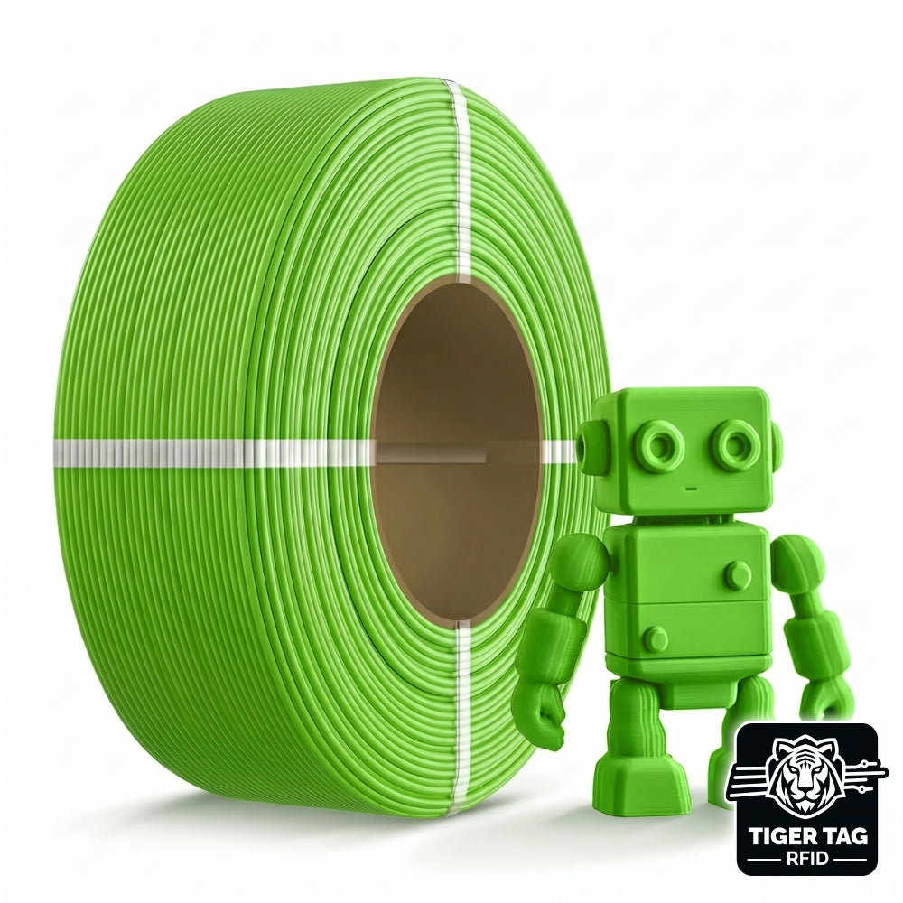 Sunlu - PETG - Vert (Green) - 1,75 mm - 1 kg - Refill avec RFID TigerTag