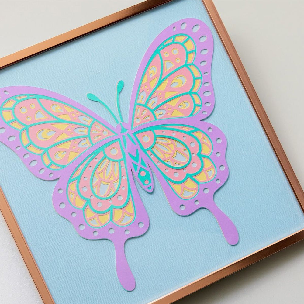 Cricut - Smart Paper - 10 Feuilles Papier cartonné autocollant - Pastel - 30 x 30 cm