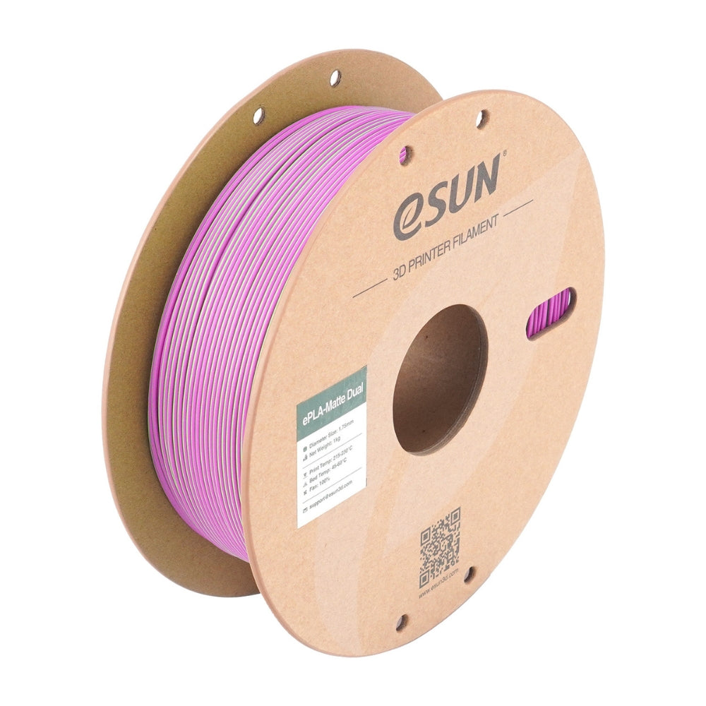 eSun - ePLA Matte - Dual colors - Vert Rose (Green Pink) - 1,75 mm - 1 kg