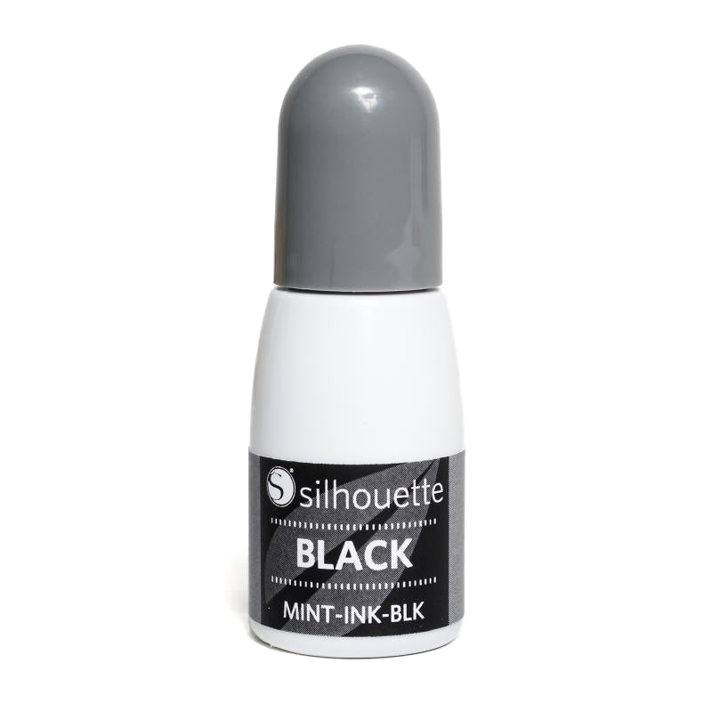 Silhouette - Mint - Encre pour Tampon - Noir (Black) - 5 ml