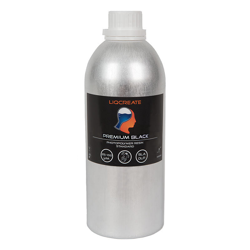 Liqcreate - Premium Black (noir) - 1kg, resines UV, LIQCREATE