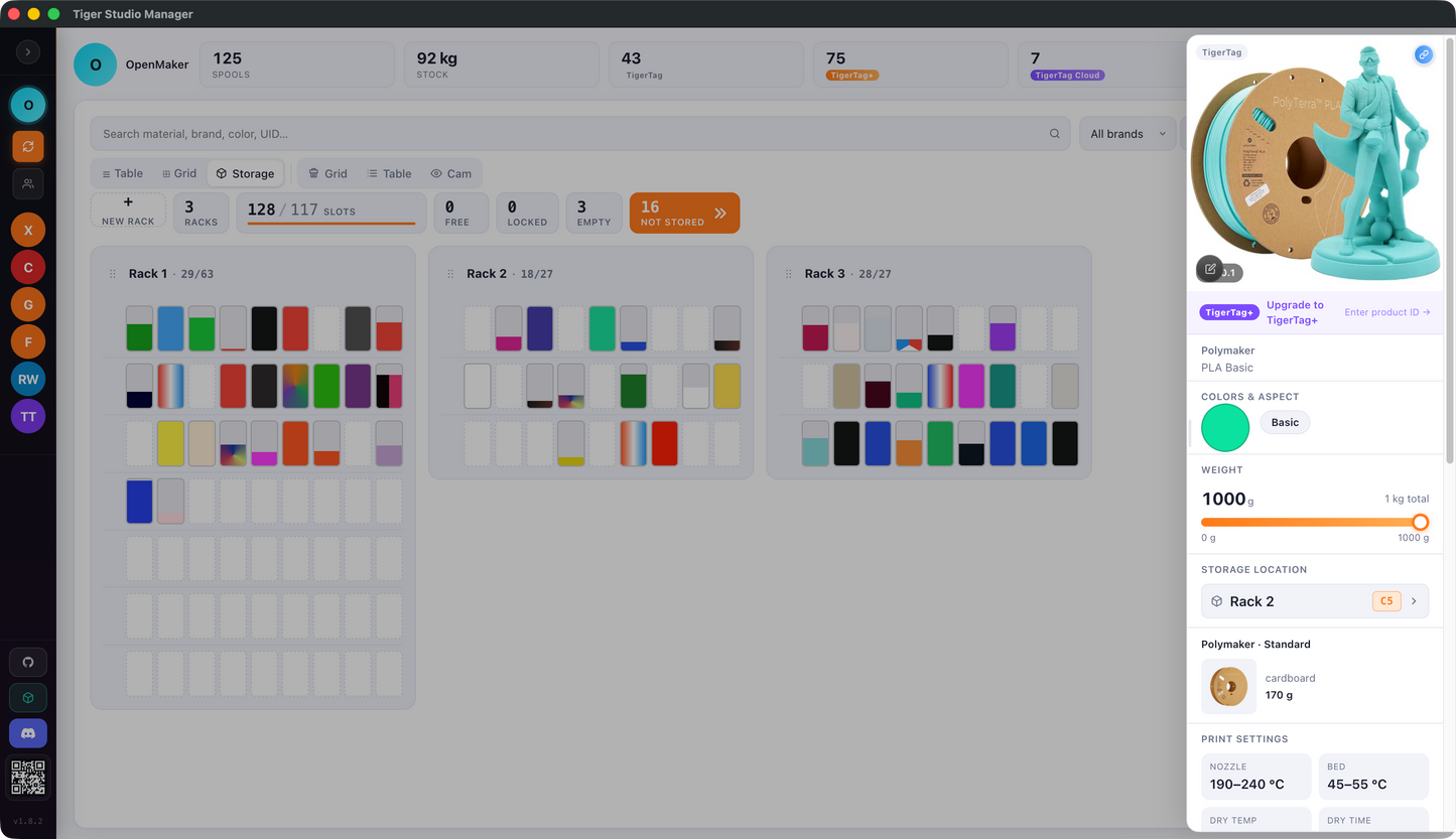 Tiger Studio Manager pour Windows