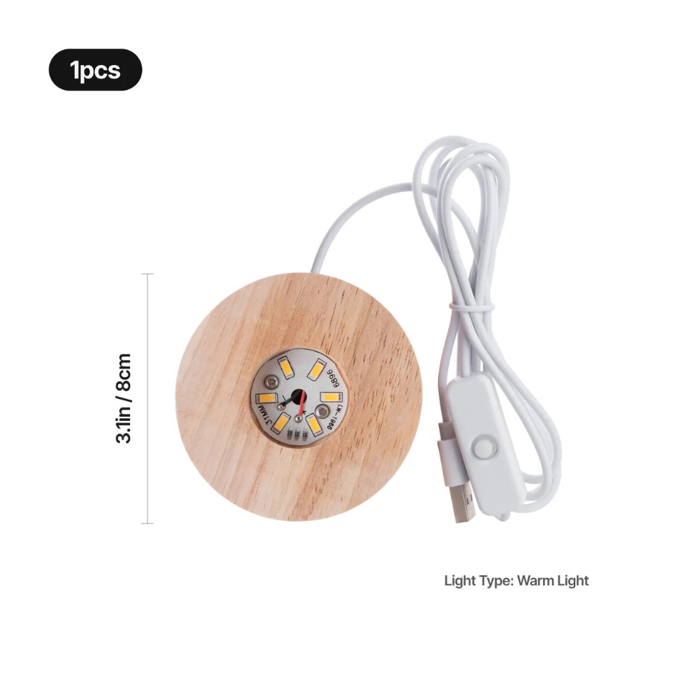 xTool - Socle d'Exposition LED pour Boule de Cristal (LED Display Stand for Crystal Ball)