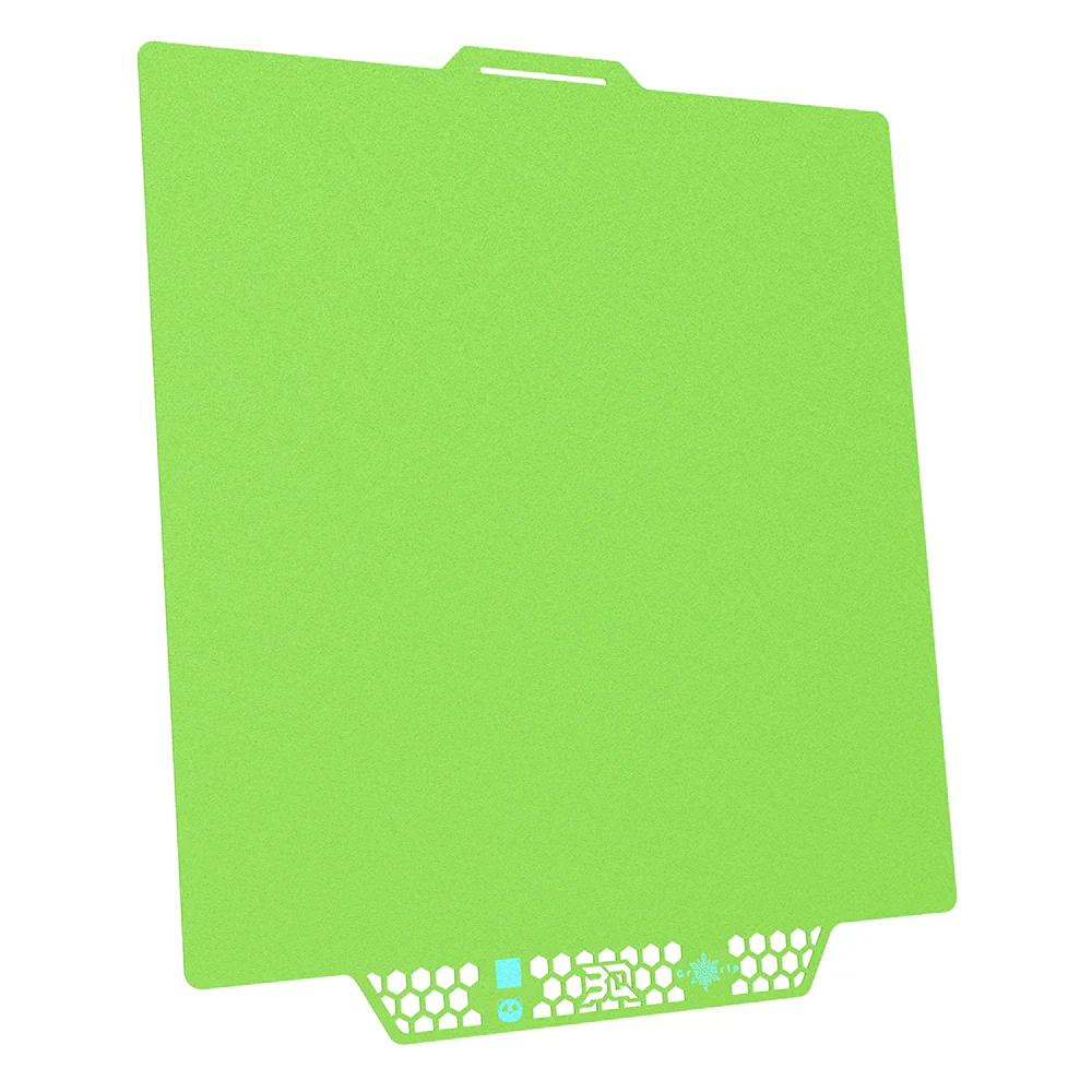 BIQU - Plateau CryoGrip Pro - Bambu Lab X1/X2/P1/P2/A1 - Vert glacé fin - (Glacier Fine Textures)