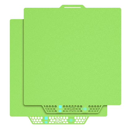 BIQU - Plateau CryoGrip Pro - Bambu Lab X1/X2/P1/P2/A1 - Vert glacé fin - (Glacier Fine Textures)