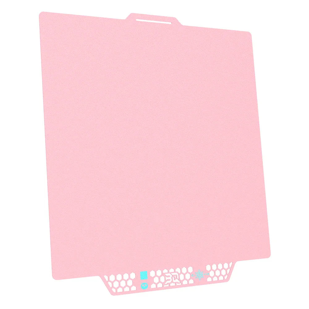 BIQU - Plateau CryoGrip Pro - Bambu Lab X1/X2/P1/P2/A1 - Rose glacé fin - (Glacier Fine Textures)