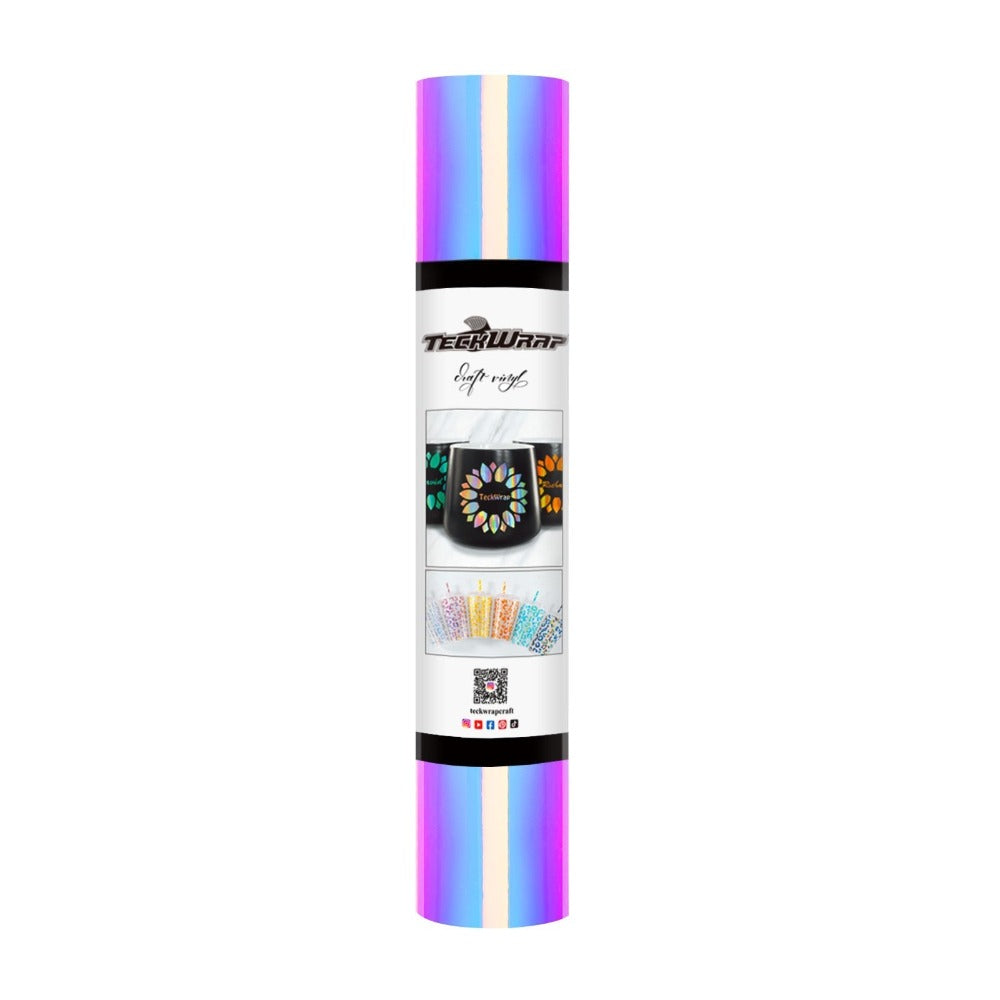 TeckWrapCraft - Vinyle Adhésif - Blanc - 30 cm x 1,5 m 