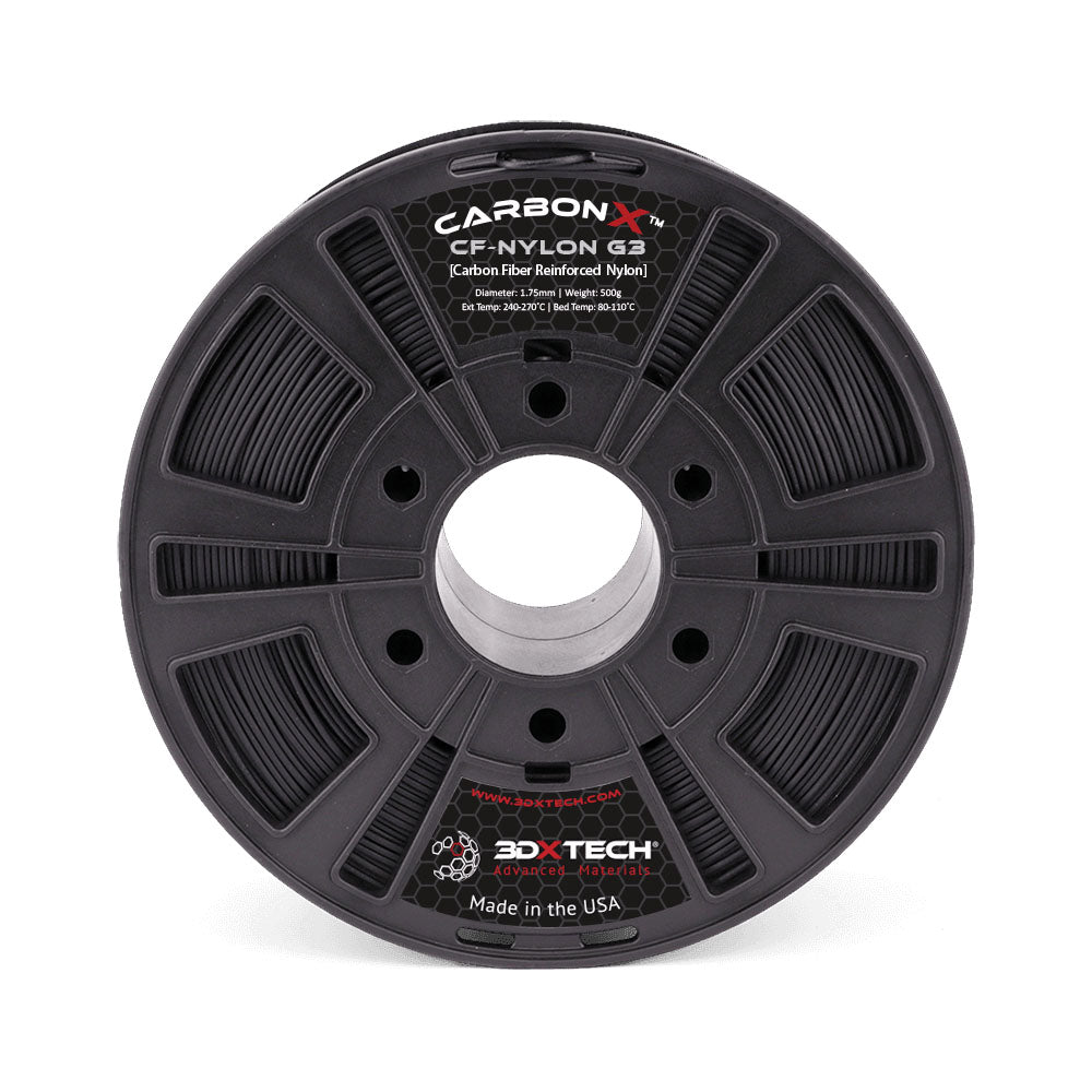 3DXTech - CarbonX - Carbon Fiber Nylon PA6+CF GEN3 (Nylon+Fibres de Carbone) - 1.75 mm - 500 g