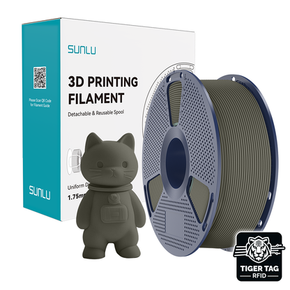 Sunlu - PLA Matte - Argile (Clay) - 1,75 mm - 1 kg avec RFID TigerTag