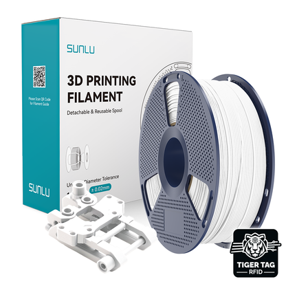 Sunlu - ABS - Blanc (White) - 1,75 mm - 1 kg avec RFID TigerTag