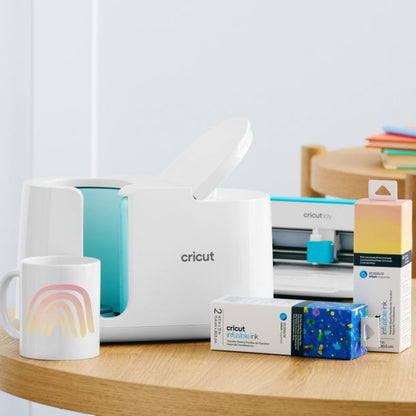 Cricut - Mug en céramique - blanc - 12 oz / 340 ml (lot 2 Mugs)