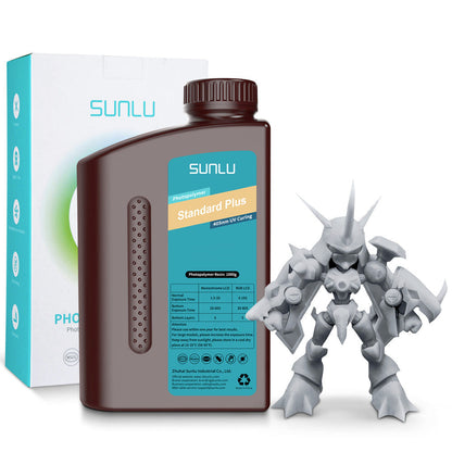 Sunlu - Résine Standard Plus Solid Grey3