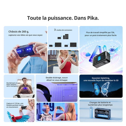Creality - Pika - Scanner 3D IA Portable