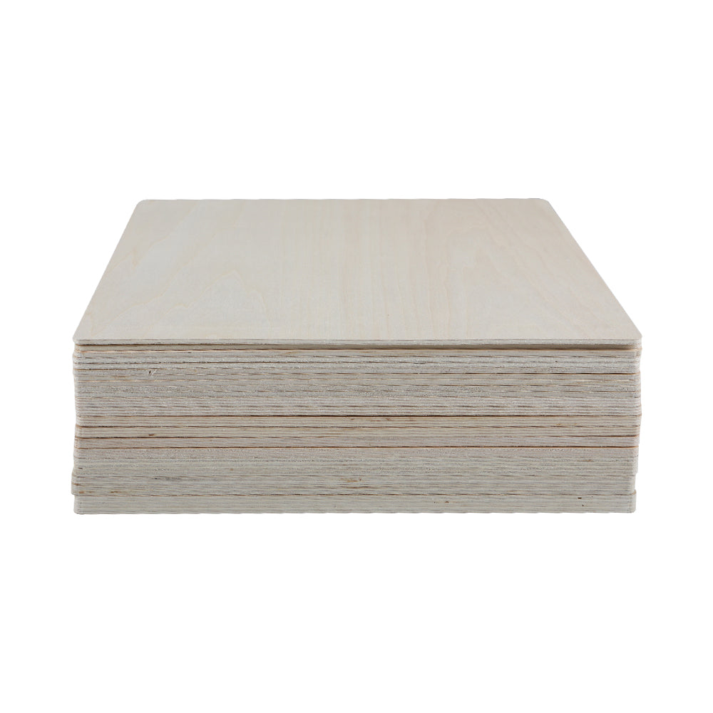 Creality - 3 Plaques de Contreplaqué de Bois (Basswood Sheets) - 30 x 30 cm - 10 mm
