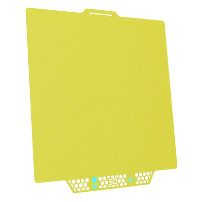 BIQU - Plateau CryoGrip Pro - Bambu Lab X1/X2/P1/P2/A1 - Jaune glacé fin - (Glacier Fine Textures)