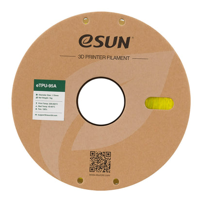 Bobine eSun de eTPU-95A Yellow - 1 kg - Bobine packaging