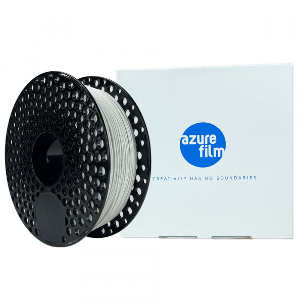 boite filament pla azurefilm atome3d blanc pailleté