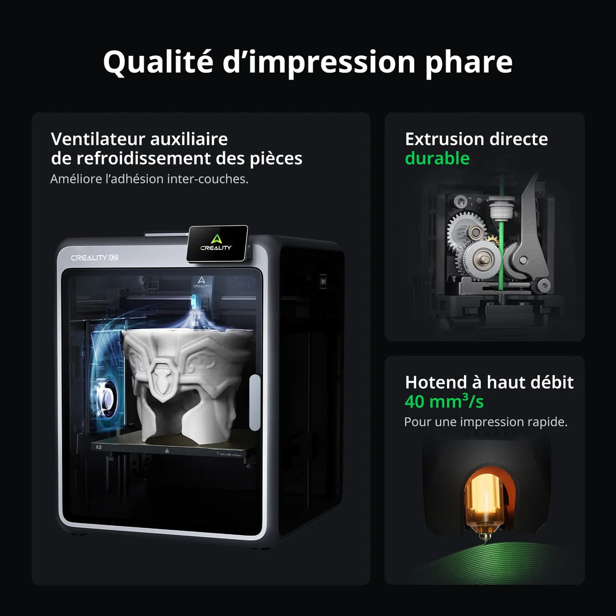 Pack Starter Creality K2 Combo + 1 Bobine Panchroma Offerte
