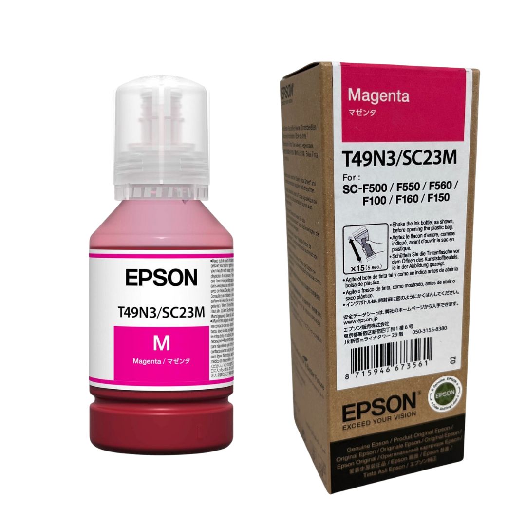 encre cartouche a sublimation rose rouge magenta 
