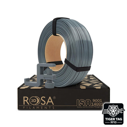 Rosa3D - PCTG - Gris (Gray) - 1,75 mm - 1 kg Refill avec RFID TigerTag