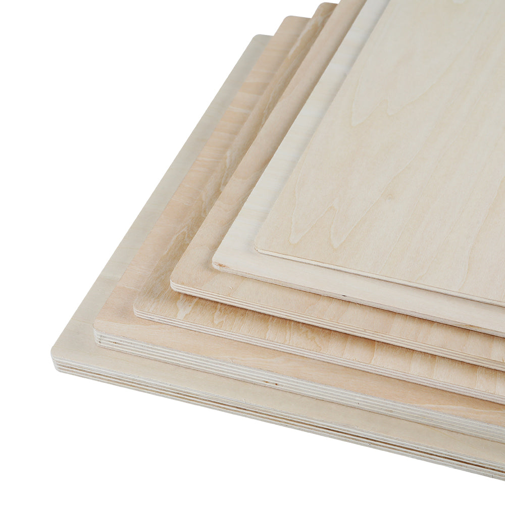 Creality - 10 Plaques de Contreplaqué de Tilleul (Basswood Sheets) - 20 x 20 cm - 3 mm