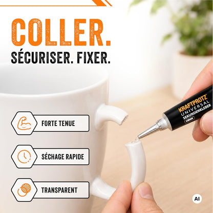 Kraftprotz - Superglue -  Mini Tubes Colle Multi-Usage - 5 x 3g