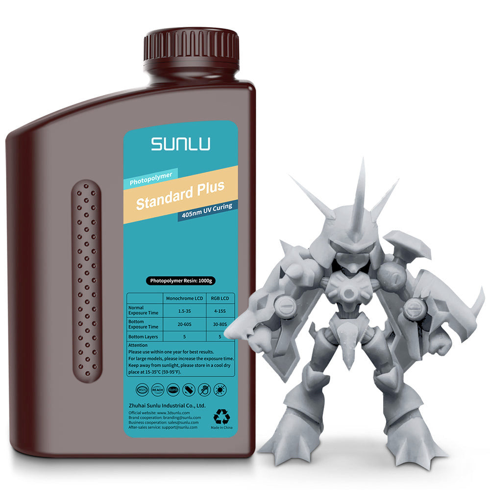 Sunlu - Résine Standard Plus Solid Grey2