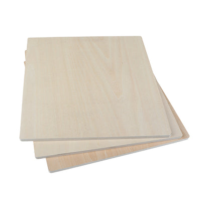 Creality - 10 Plaques de Contreplaqué de Tilleul (Basswood Sheets) - 30 x 30 cm - 3 mm
