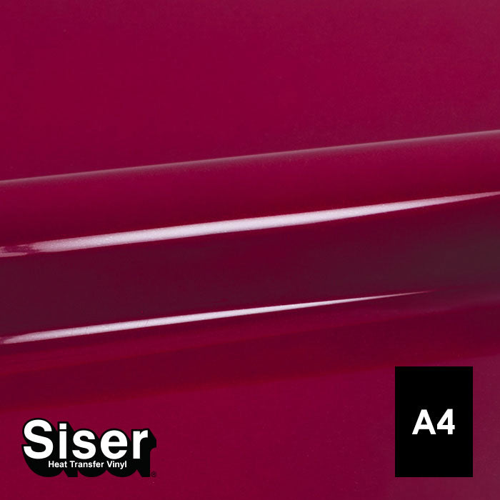 Siser - Basic Flex - Feuille A4 Thermocollant - (A0016) Bordeaux - 20 x 30 cm