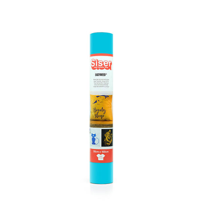Siser - Basic Flex - Rouleau Thermocollant - (A0066) Bleu Océan - 30 x 100 cm