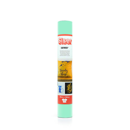 Siser - Basic Flex - Rouleau Thermocollant - (A0068) Vert Menthe - 30 x 100 cm