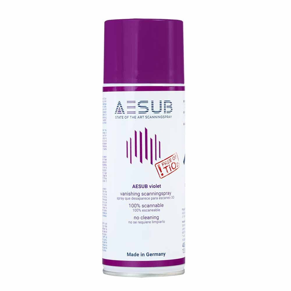 AESUB - Spray Matifiant 400 ml pour scanners 3D - Violet
