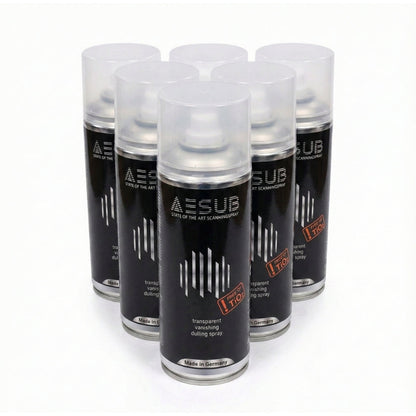 AESUB - Pack de 6 Spray Matifiant 400 ml - Transparent