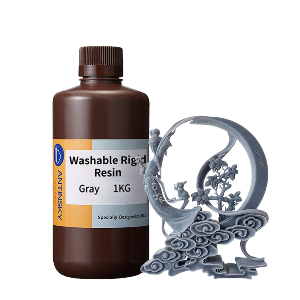 Antinsky - Washable Rigid Resin - Gris (Gray) - 1 kg