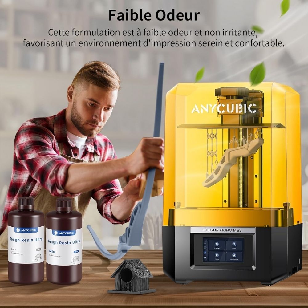 Anycubic - Tough Resin Ultra - Transparent (Clear) - 1 kg