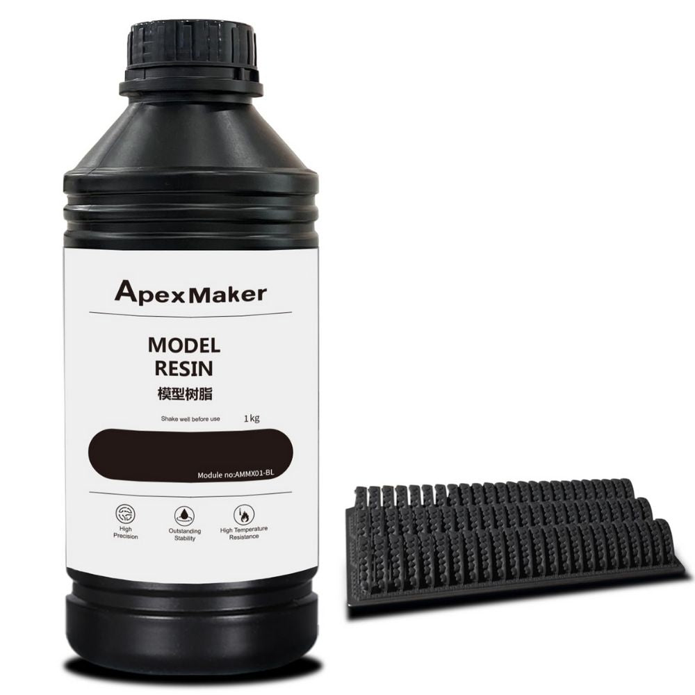 ApexMaker - Résine Standard - Noir (Black) - 1 kg