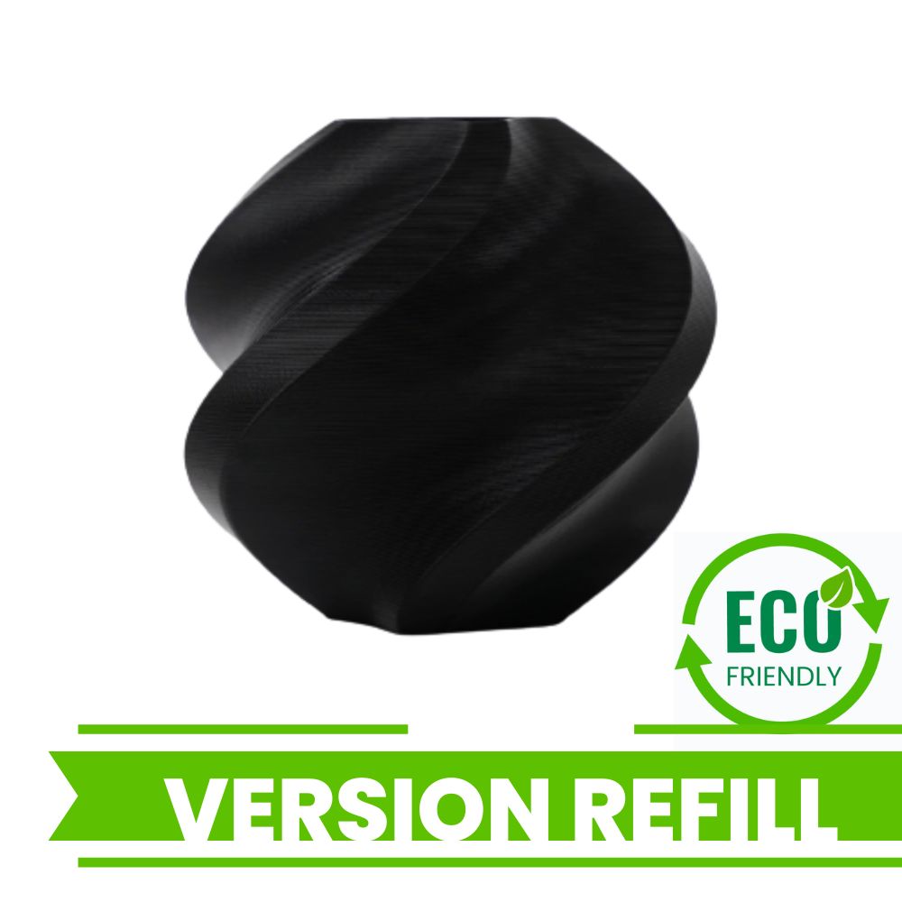 Bambu Lab - PLA Basic - Noir (Black) - 1,75 mm - 1 kg - Refill