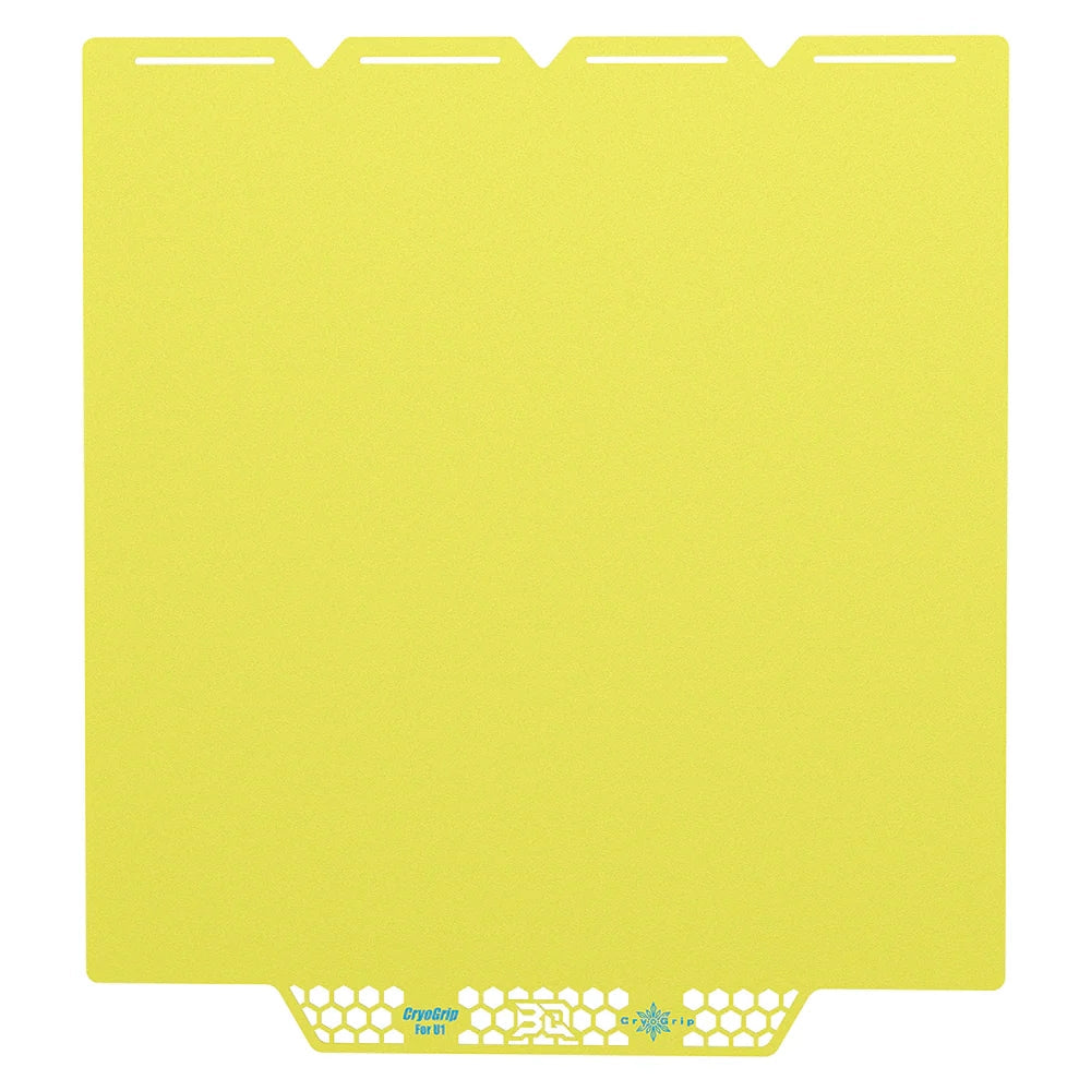 BIQU - Plateau CryoGrip Pro - Snapmaker U1 - Jaune glacé fin - (Glacier Fine Textures)
